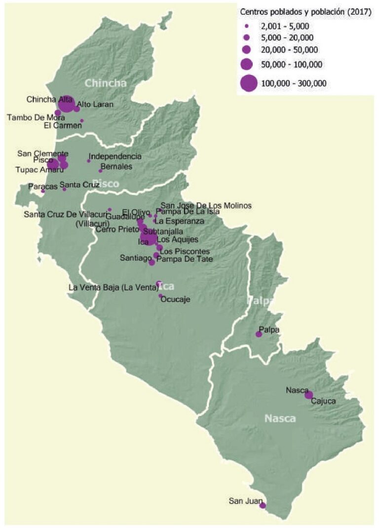 Mapa De Ica Provincia Municipios Tur Stico Y Carreteras De Ica Per