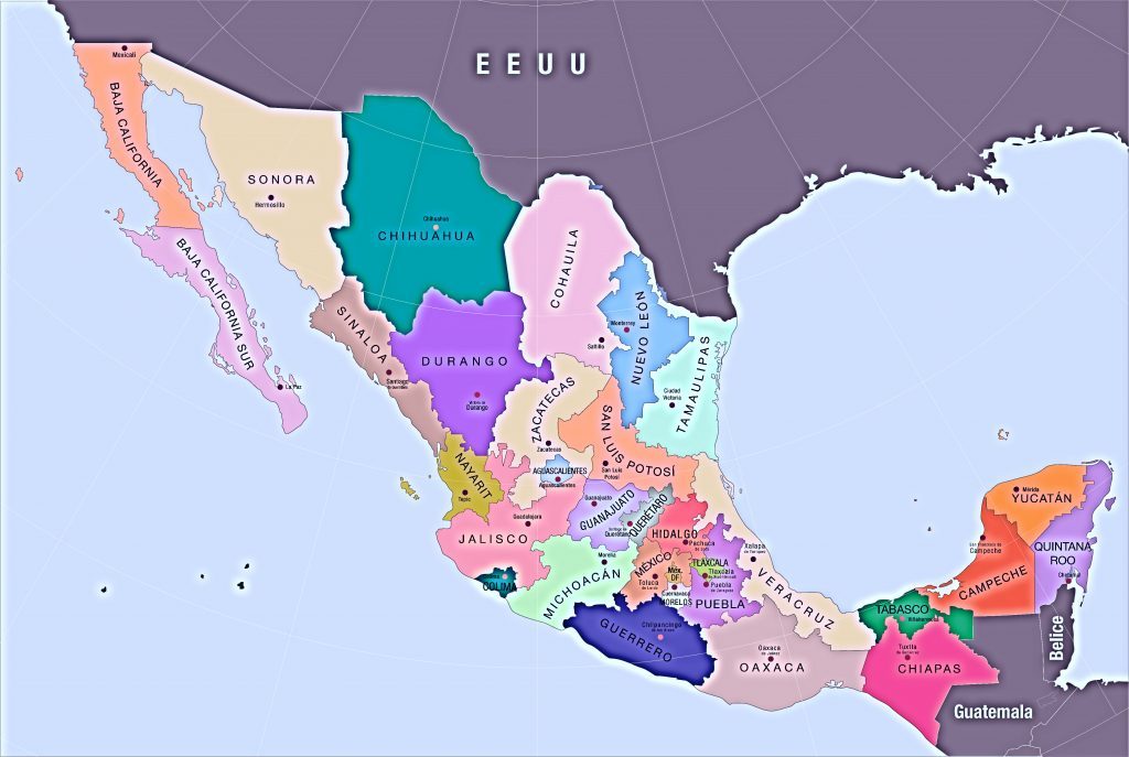 Mapa De Mexico Republica Mexicana Con Nombres Mapa Mexico Con Nombres Images And Photos Finder 5573