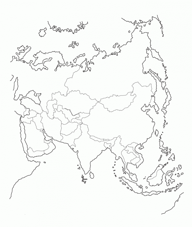 mapa de de asia físico político y mudo descargar e imprimir mapas