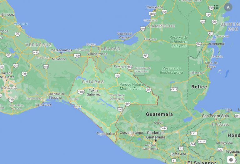 Mapa De Chiapas Con Municipios | Estado De Chiapas México | Mapas.top